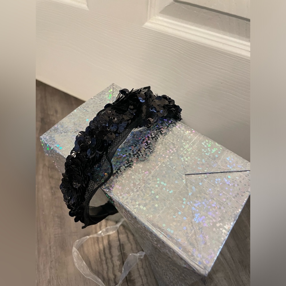 Black Sequin headband